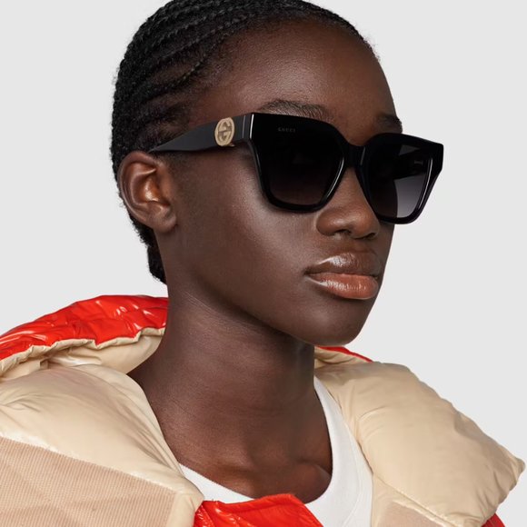 NEW GUCCI GG1023S - 001 Oversized SUNGLASSES - Picture 6 of 12